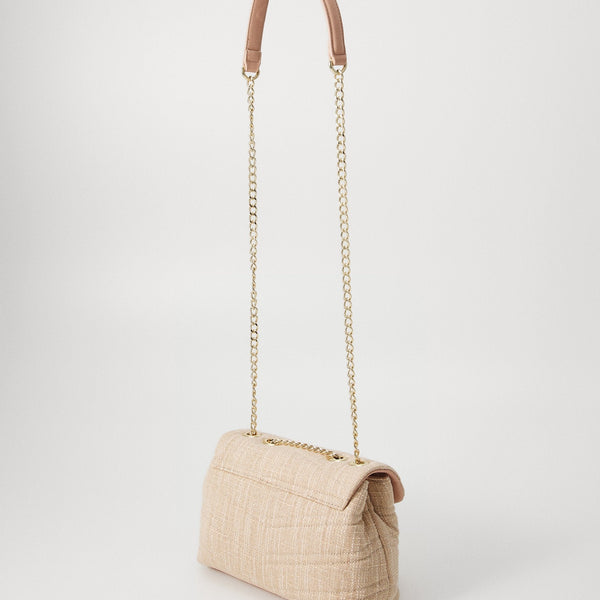 Valentino Bags Privilege cross body bag in a natural woven design