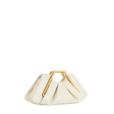 JW PEI Lila Metal Frame Clutch in White
