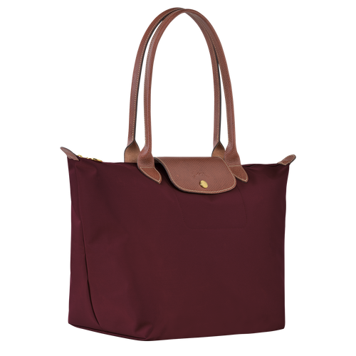 Longchamp le pliage original large tote bag in burgundy