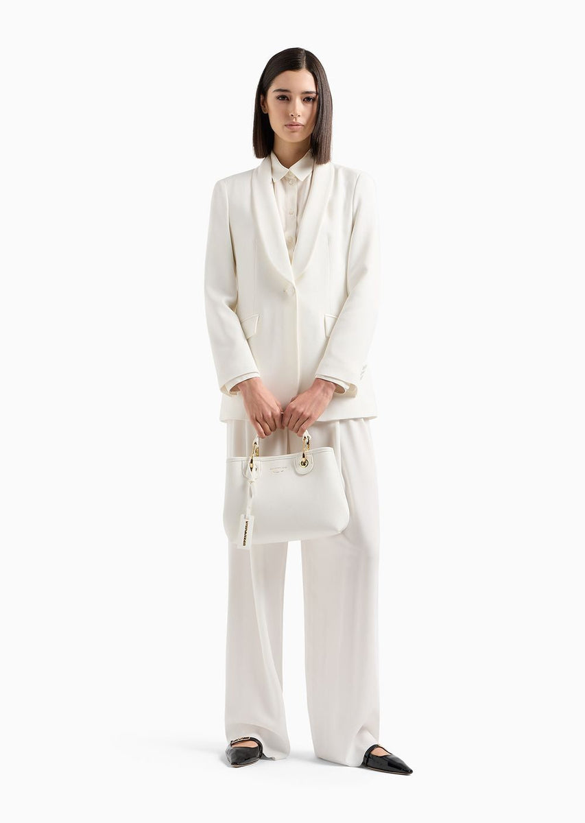 Small MyEA shopper bag with deer print Emporio Armani