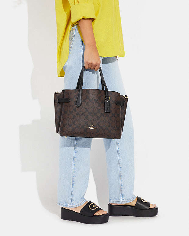 Coach Hanna Carryall Bag In Signature Canvas
