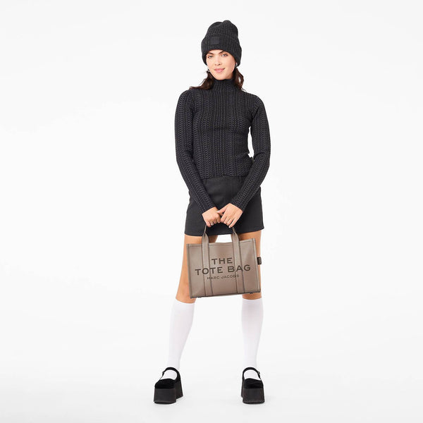 The leather medium tote bag Marc Jacobs