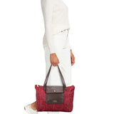 Cavalli Class by Roberto Cavalli Women's Red Colorblock Tote