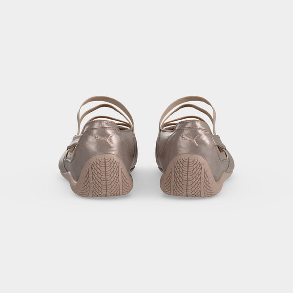 Puma SPEEDCAT BALLET - Ankle strap ballerina shoes - rose latte/silver-coloured size 37