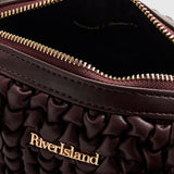 River Island Red Scrunch Mini Bowler Bag