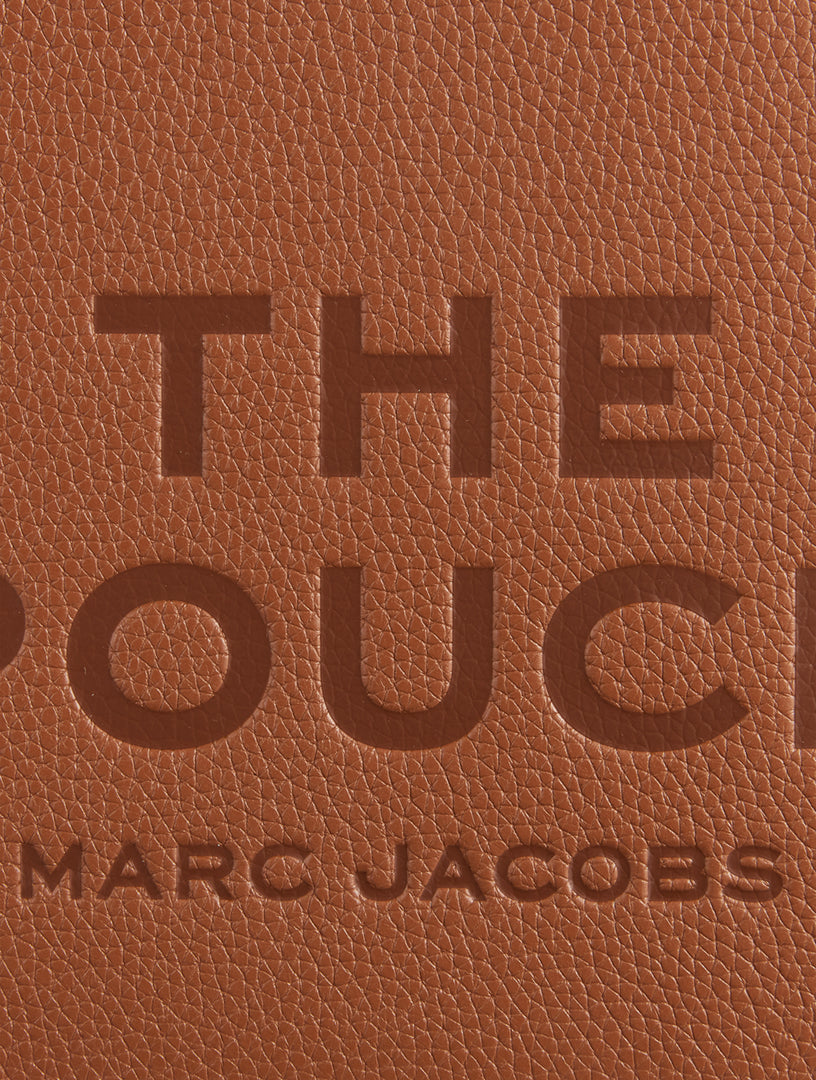 Marc Jacobs The Large Leather Clutch in brown
