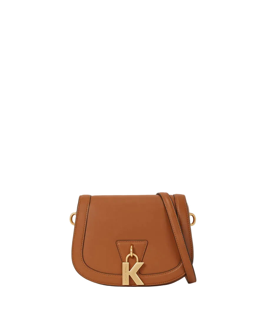 Karl Lagerfeld Logo Crossbody Bag in Havan