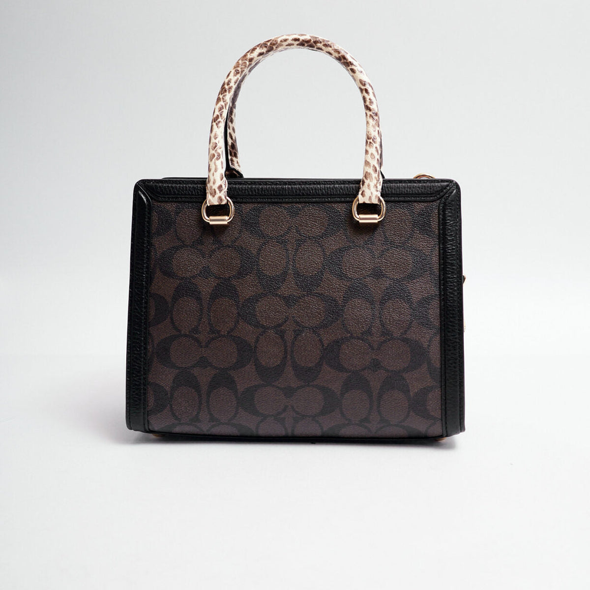 COACH GRACE MONOGRAM X PLUM MINI TOTE BAG