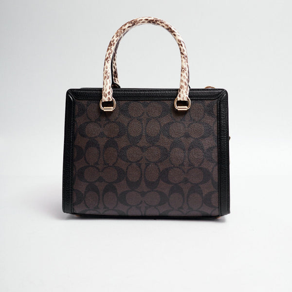 COACH GRACE MONOGRAM X PLUM MINI TOTE BAG