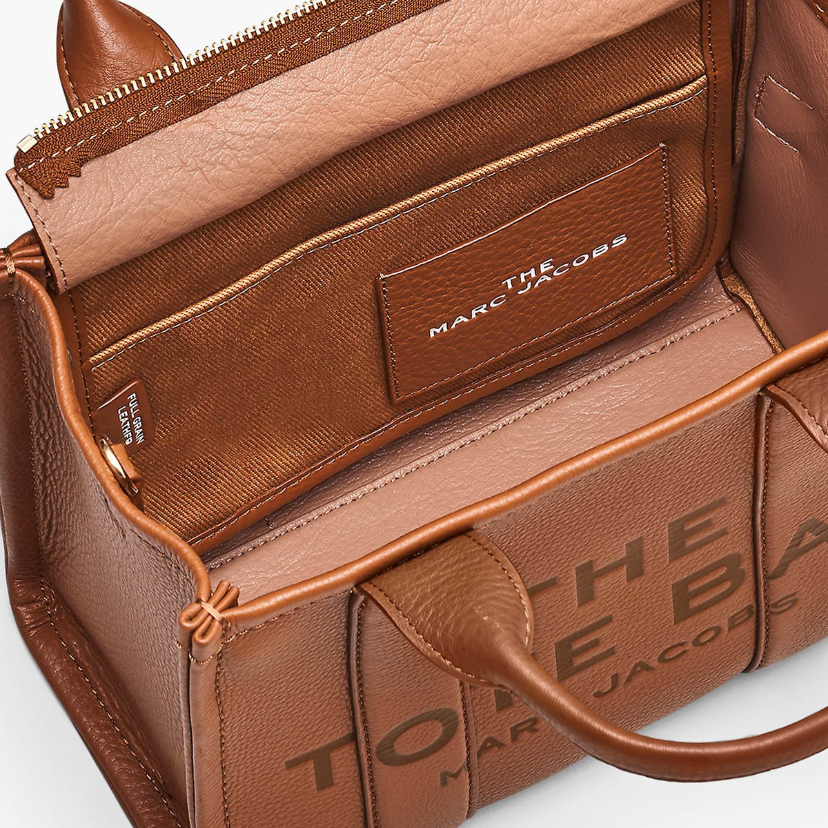 The leather small tote bag Marc Jacobs