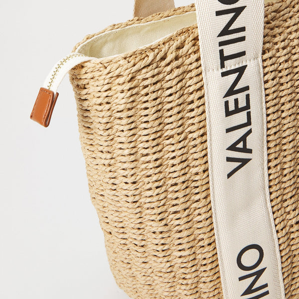 Valentino SHANNON MIR tote bag in naturale/cuoio/beige.