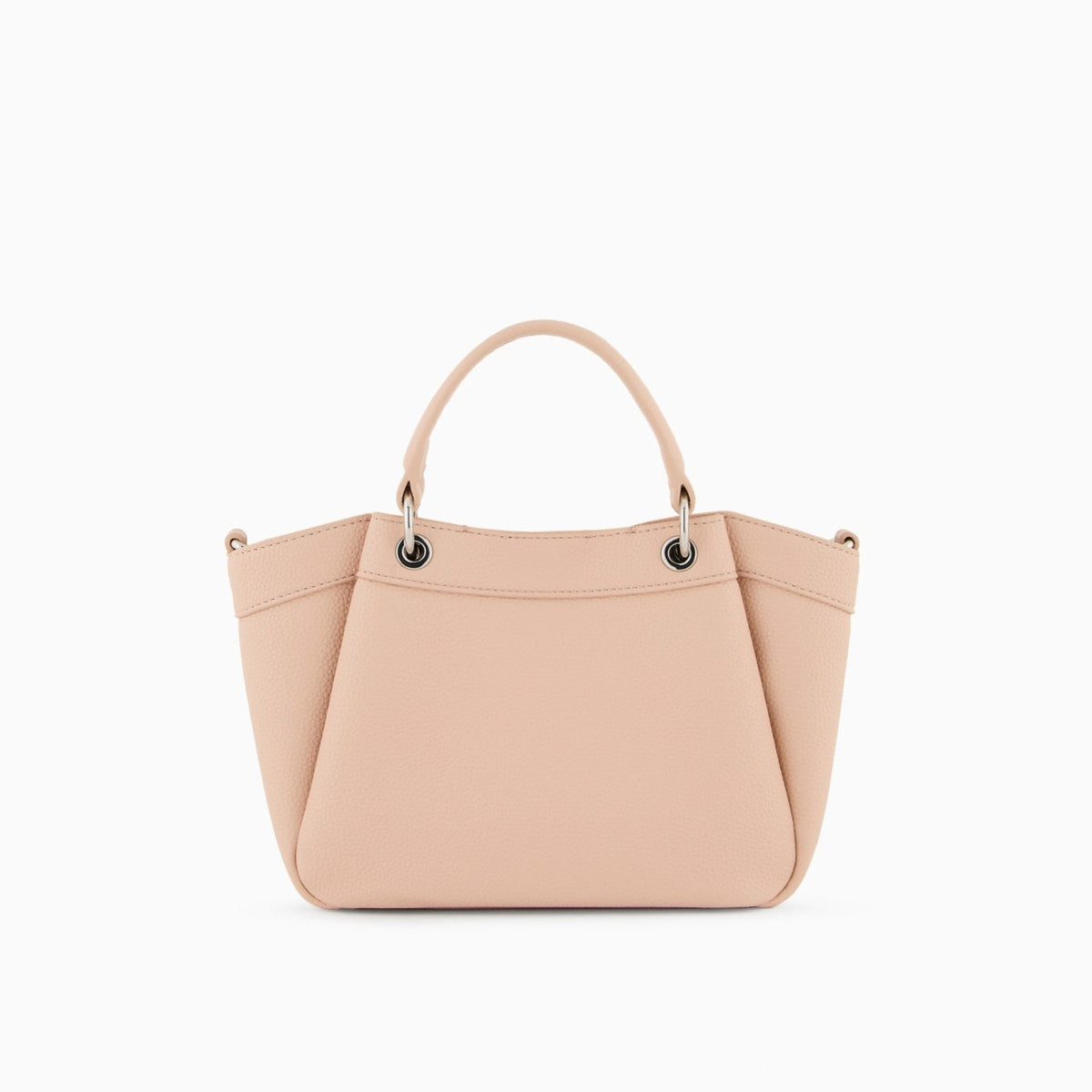 EMPORIO ARMANI SMALL SHAPED SHOPPER BAG WITH DOUBLE HANDLES