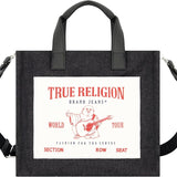 True Religion Tote, Women's Medium Travel Shoulder Bag with Adjustable Strap