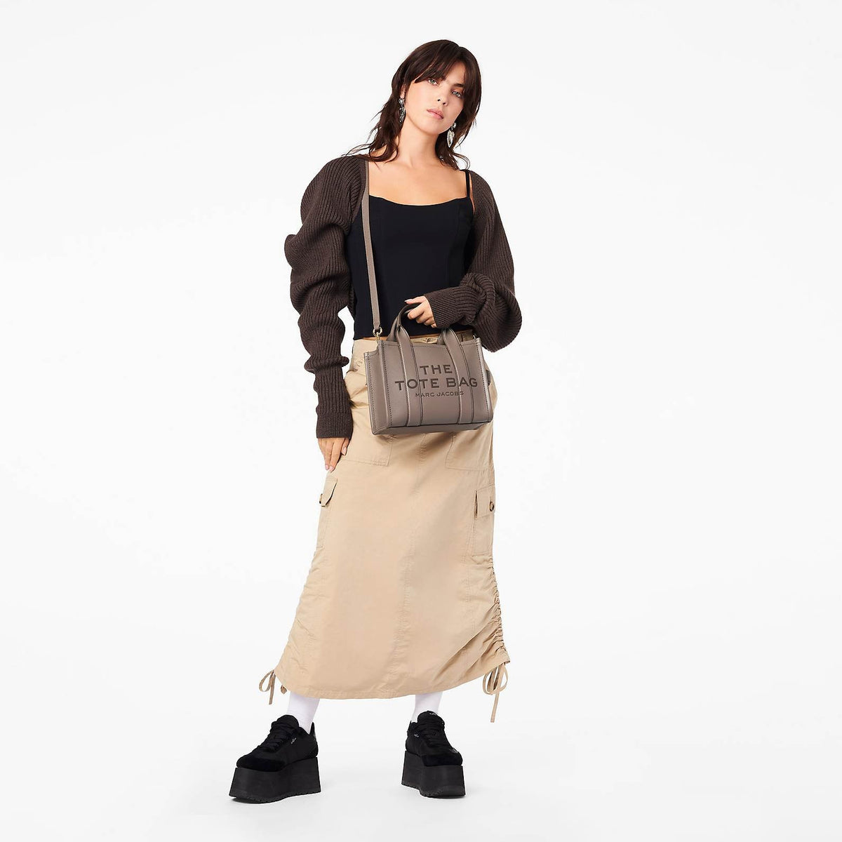 The leather small tote bag Marc Jacobs