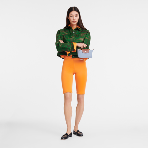 LONGCHAMP LE PLIAGE ORIGINAL MINI POUCH LONGCHAMP IN STEEL