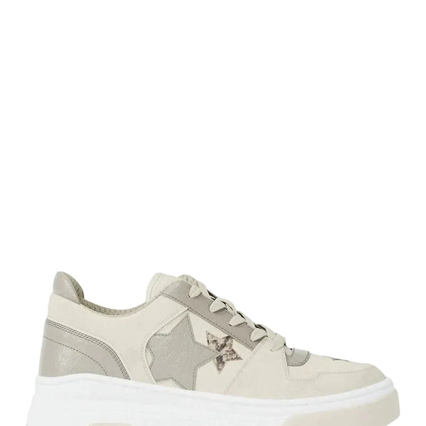 Michael Kors Outlet Women’s Lexi Embellished Mixed Media Sneaker size 8.5M