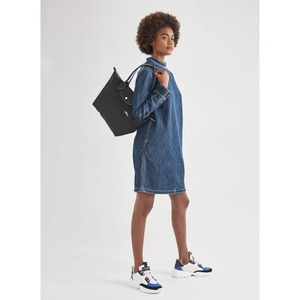 Longchamp Le Pliage Club L Shoulder Bag in black