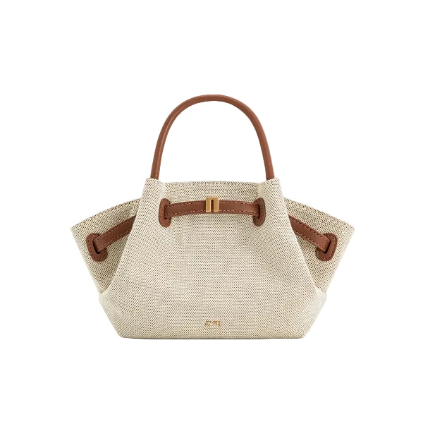 JW PEI Hana Mini Tote Bag - Brown Canvas