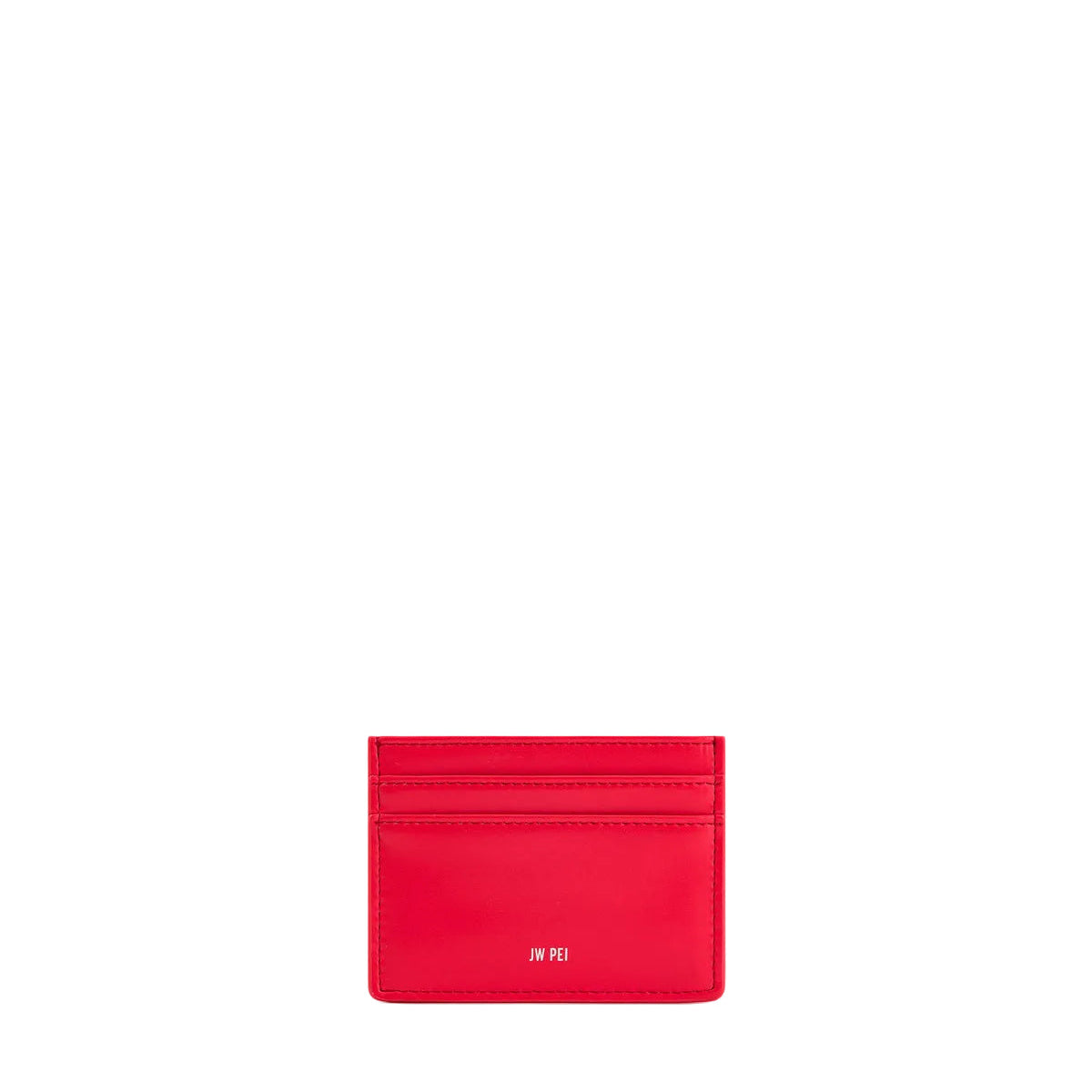 JW PEI Woven Texture Card Holder in Red