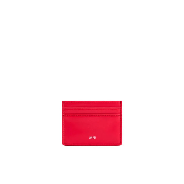 JW PEI Woven Texture Card Holder in Red