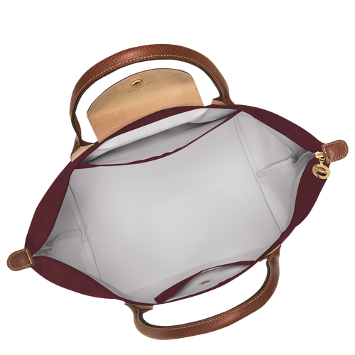 Longchamp le pliage original large tote bag in burgundy