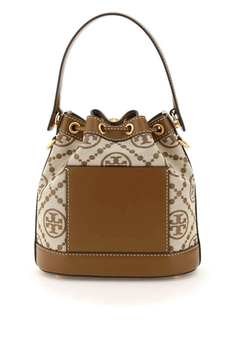 Tory Burch T Monogram Jacquard Bucket Bag