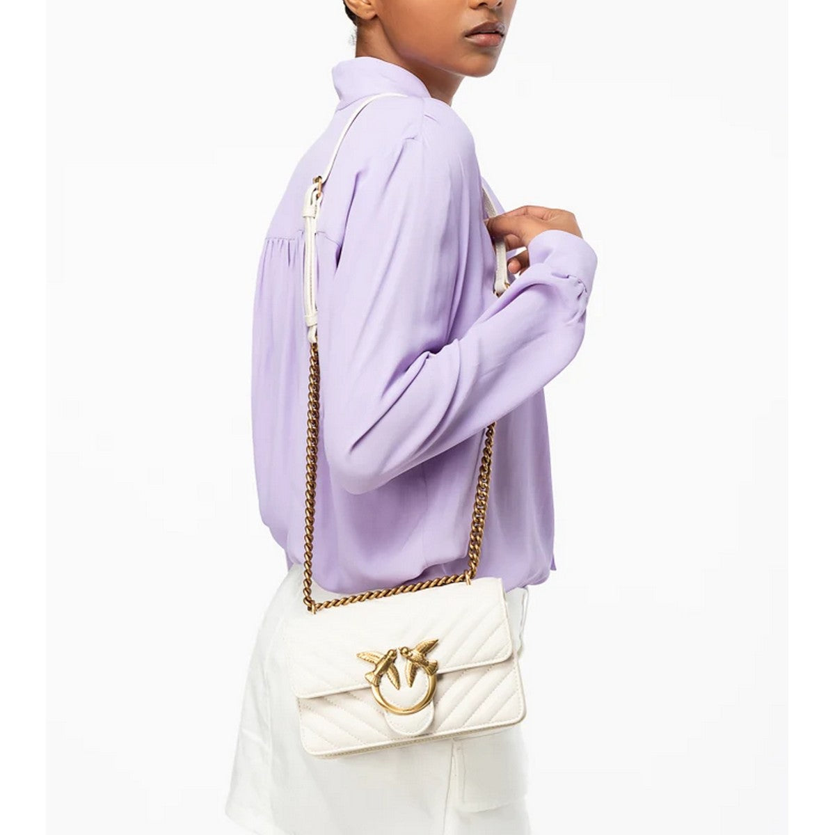 PINKO Icon Love Mini Bag with V Lining