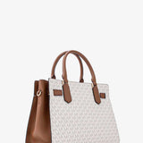 MICHAEL KORS OUTLET HAMILTON Satchel Medium - MK Signature