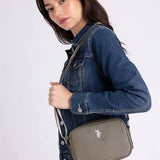 US Polo ASSN Classic Zip Crossbody Bag in Olive