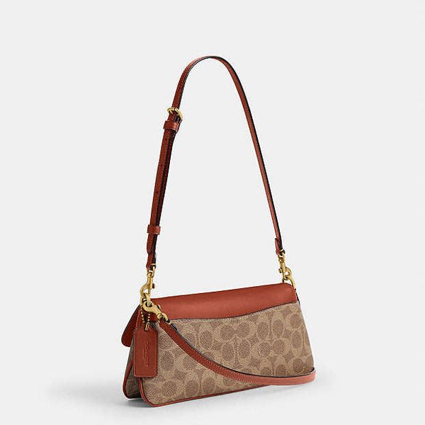 Coach Jet Shoulder Bag in signature canvas