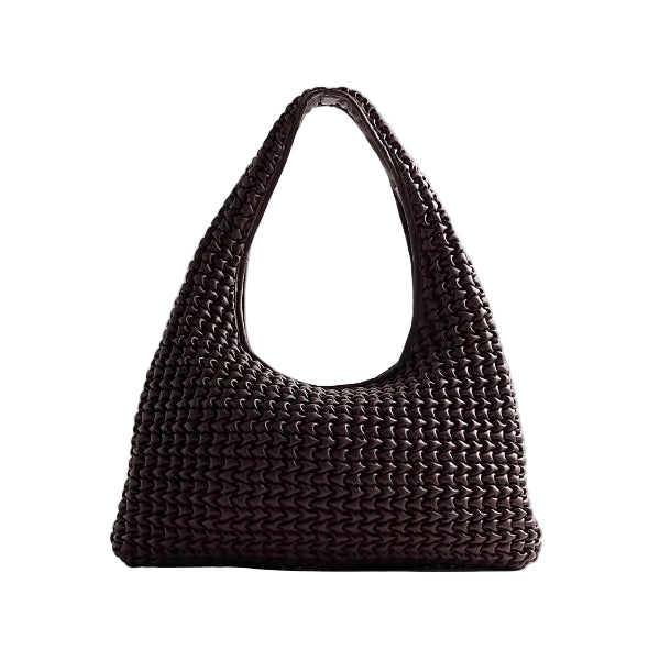 River island brown Red Textured Shoulder Bag