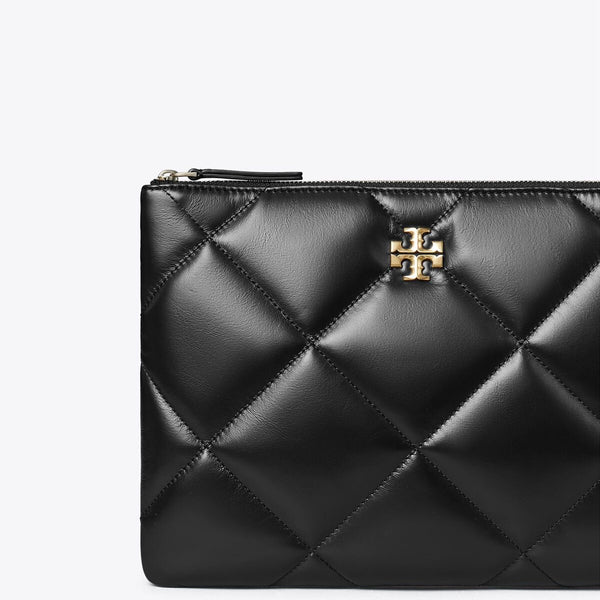 TORY BURCH KIRA DIAMOND QUILT CLUTCH BAG