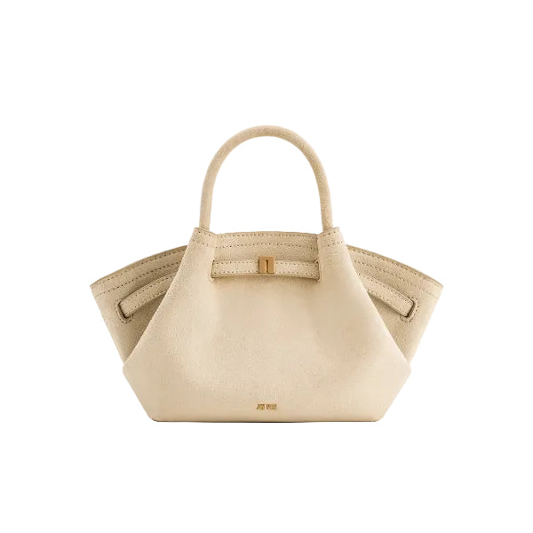 JW PEI
Hana Mini Faux Suede Tote Bag - off white