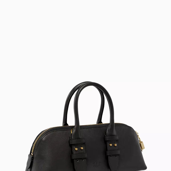 Pinko Escape Small Leather Bag in Black