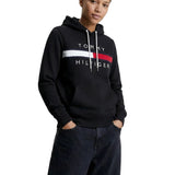 Tommy Hilfiger Black Hooded Sweat Shirt Unisex