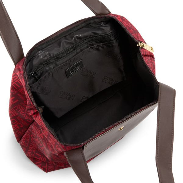 Cavalli Class by Roberto Cavalli Women's Red Colorblock Tote