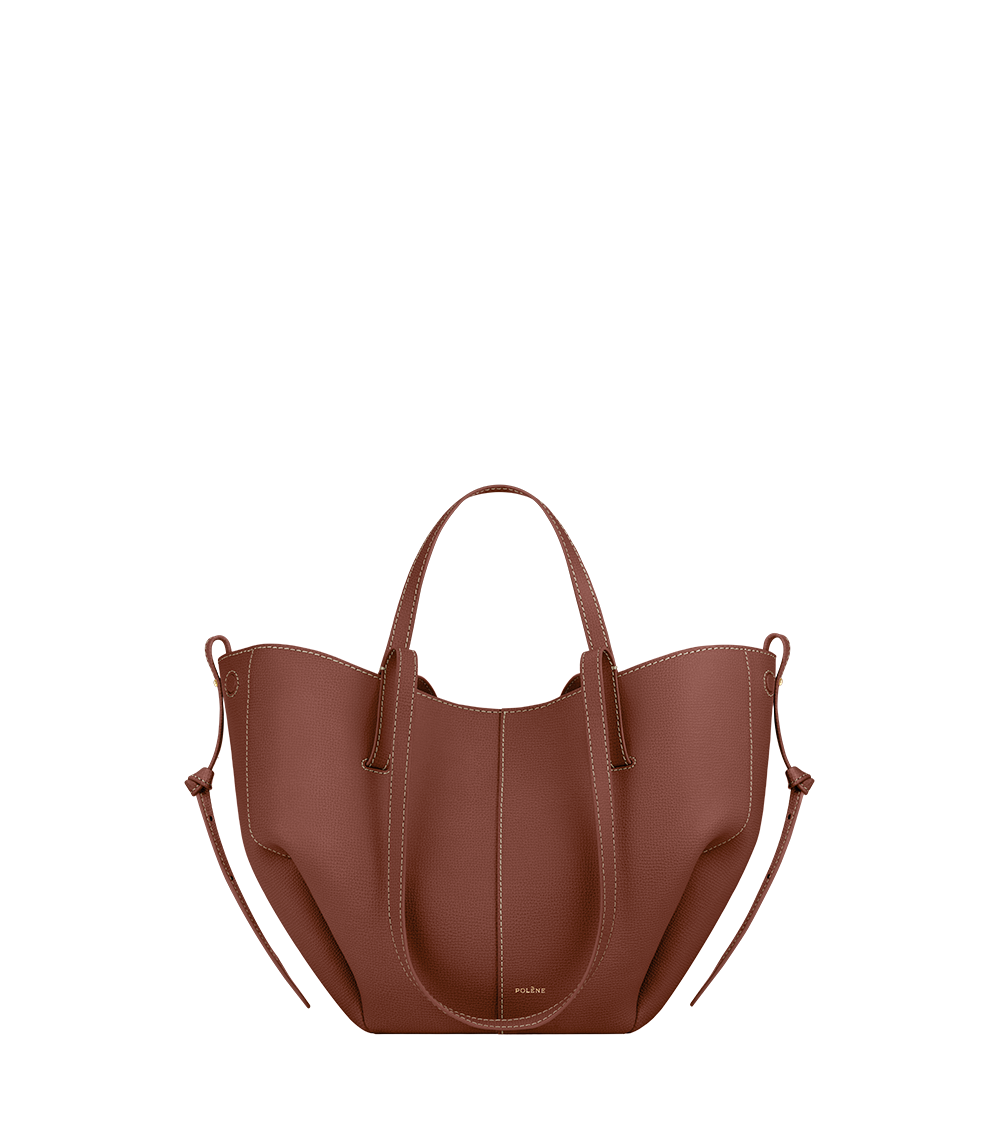 Polene Cyme Mini EDITION TEXTURED COGNAC