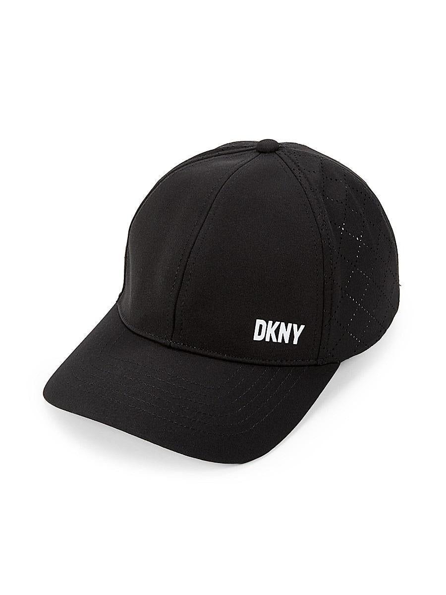 DKNY Logo Perforated Baseball Cap