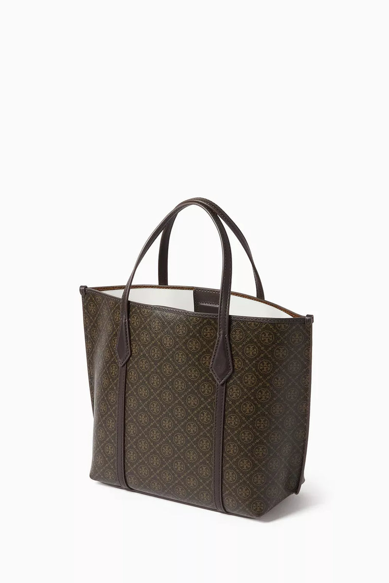 TORY BURCH Small Perry Tote Bag in Coated-canvas