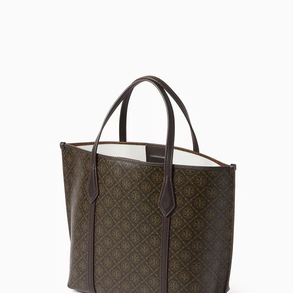 TORY BURCH Small Perry Tote Bag in Coated-canvas