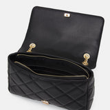 Valentino Bags Ada Quilted Crossbody Bag in Black