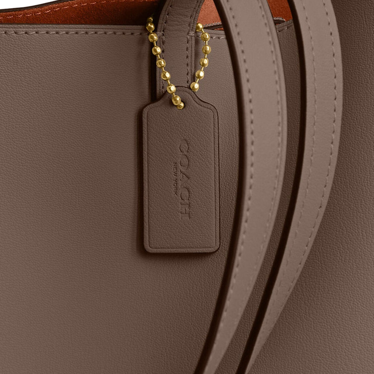 COACH North Tote 32 Leather Tote Bag