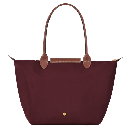 Longchamp le pliage original large tote bag in burgundy