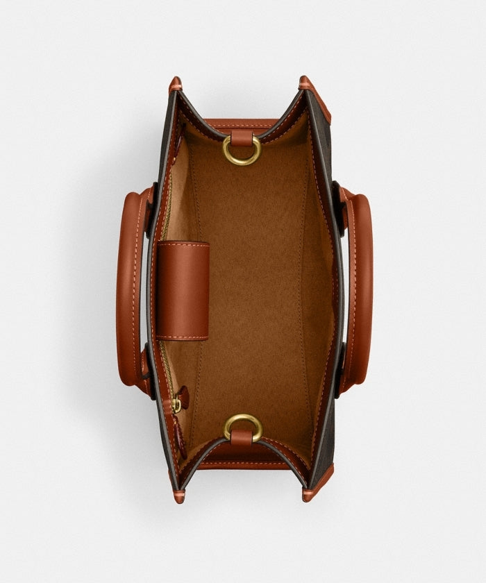 Coach Ace Tote 26 With Horse And Carriage Print