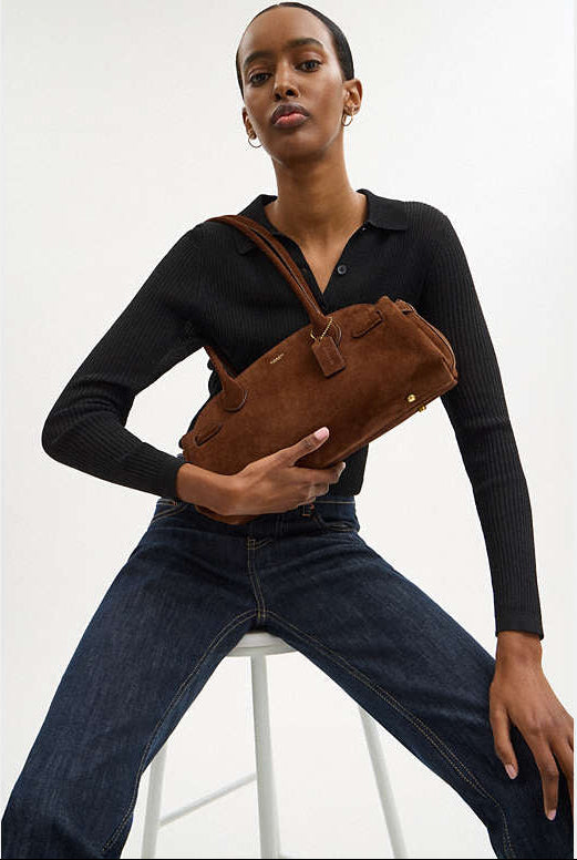 Coach Empire Carryall Bag 34 in suede