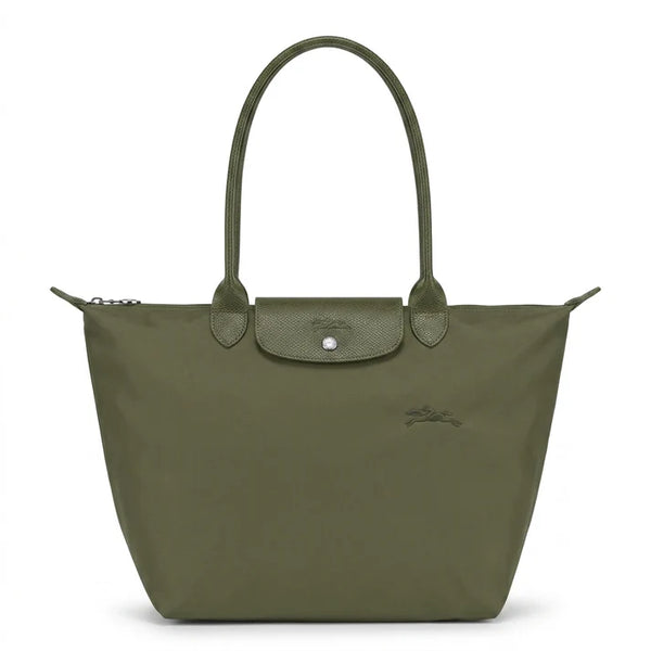 L.o.n.g.c.h.a.m.p green line large size in olive