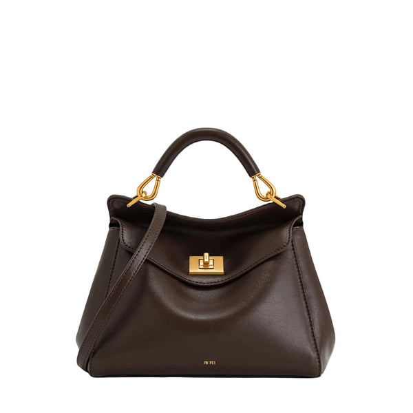 JW PEI Lucia Classic Top Handbag Dark Brown