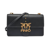Pinko Leather messenger bag LOVE CLASSIC ICON