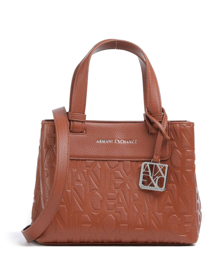 Armani Exchange Liz Monogram S Handbag imitation leather coconut shell