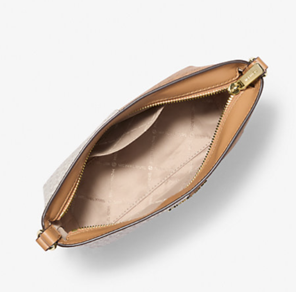 Micheal kors Jet Set Small Two-Tone Logo Crossbody Bag